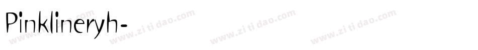 Pinklineryh字体转换