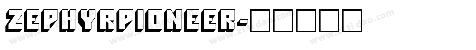ZephyrPioneer字体转换