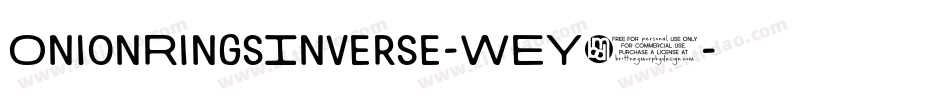 OnionRingsInverse-WEY9字体转换