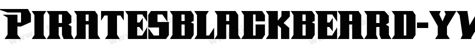 Piratesblackbeard-ywOZ字体转换