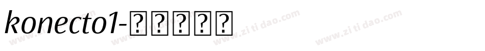 konecto1字体转换