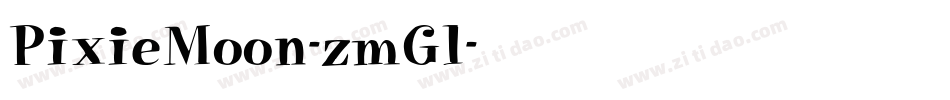 PixieMoon-zmG1字体转换