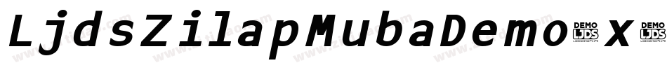 LjdsZilapMubaDemo-x37Eq字体转换