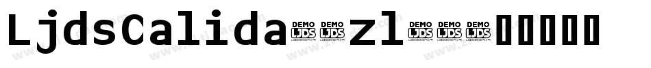 LjdsCalida-3zl36字体转换
