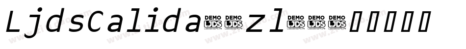 LjdsCalida-3zl36字体转换