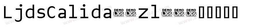 LjdsCalida-3zl36字体转换