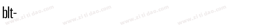 blt字体转换