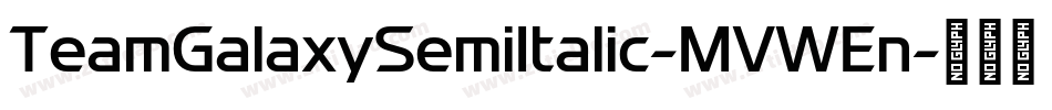 TeamGalaxySemiItalic-MVWEn字体转换