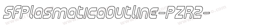 SfPlasmaticaOutline-PZR2字体转换