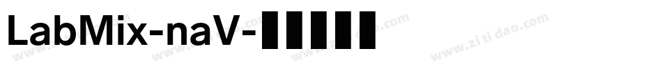 LabMix-naV字体转换