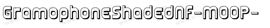 GramophoneShadedNf-MOOP字体转换