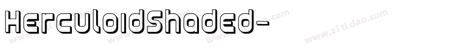 HerculoidShaded字体转换