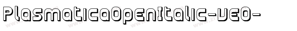 PlasmaticaOpenItalic-veO字体转换