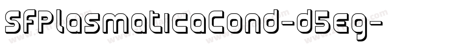 SfPlasmaticaCond-d5eg字体转换