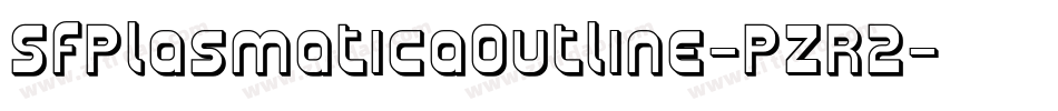 SfPlasmaticaOutline-PZR2字体转换