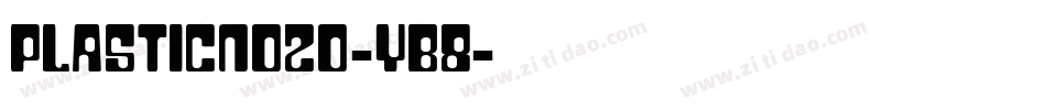 PlasticNo20-YB8字体转换