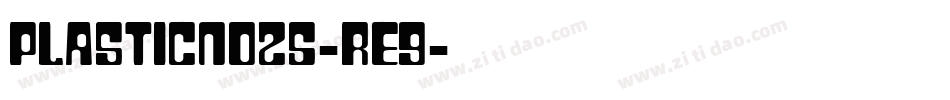 PlasticNo25-re9字体转换