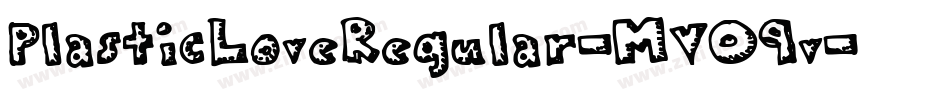 PlasticLoveRegular-MVO9v字体转换