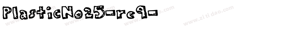 PlasticNo25-re9字体转换