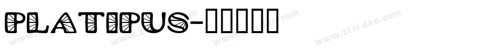 Platipus字体转换