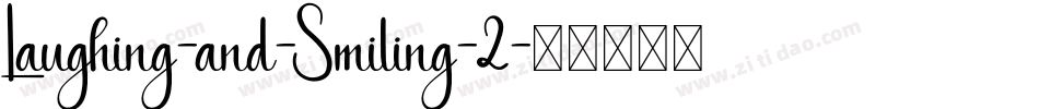 Laughing-and-Smiling-2字体转换