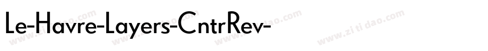 Le-Havre-Layers-CntrRev字体转换