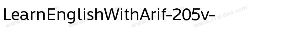 LearnEnglishWithArif-205v字体转换