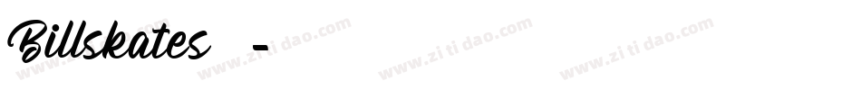 Billskates手机版字体转换