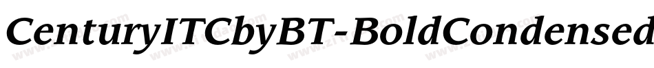 CenturyITCbyBT-BoldCondensed字体转换