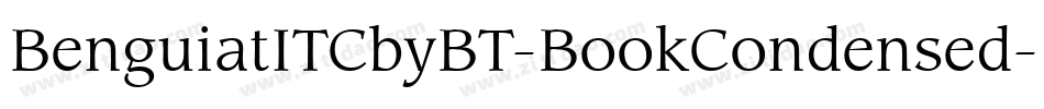 BenguiatITCbyBT-BookCondensed字体转换