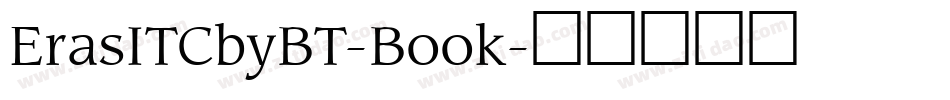 ErasITCbyBT-Book字体转换