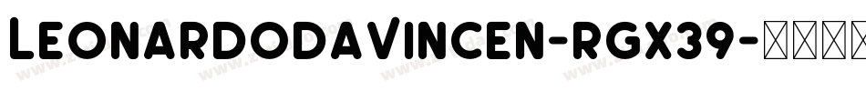 LeonardoDaVincen-rgx39字体转换