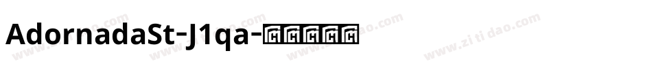 AdornadaSt-J1qa字体转换