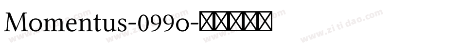 Momentus-099o字体转换