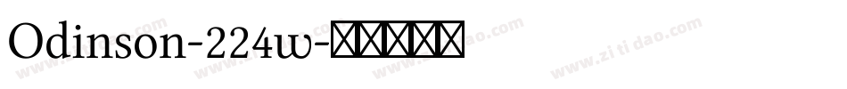 Odinson-224w字体转换