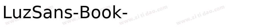 LuzSans-Book字体转换
