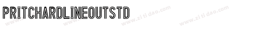 PritchardLineOutStd字体转换