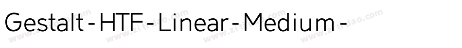 Gestalt-HTF-Linear-Medium字体转换
