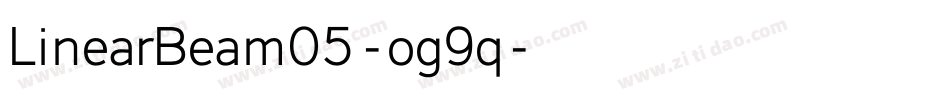 LinearBeam05-og9q字体转换