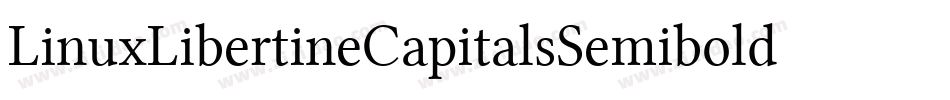 LinuxLibertineCapitalsSemiboldItalic-KELA字体转换