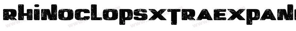 RhinoclopsXtraExpanded-ywwp2字体转换