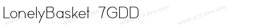 LonelyBasket-7GDD字体转换