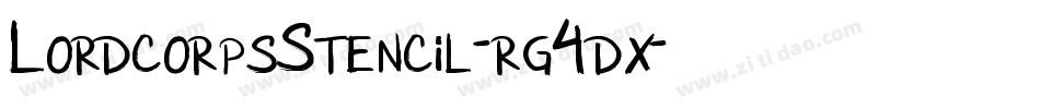 LordcorpsStencil-rg4dx字体转换
