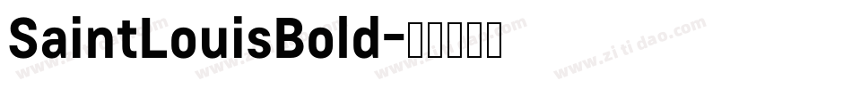 SaintLouisBold字体转换