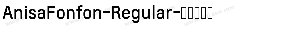 AnisaFonfon-Regular字体转换