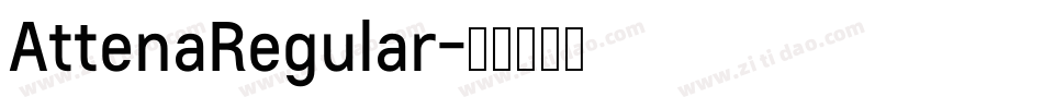 AttenaRegular字体转换