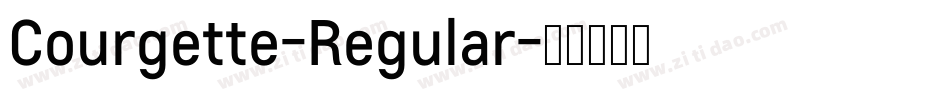 Courgette-Regular字体转换 Courgette-Regular字体转换