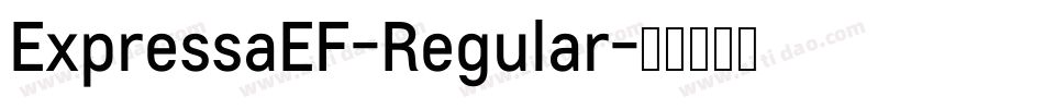 ExpressaEF-Regular字体转换