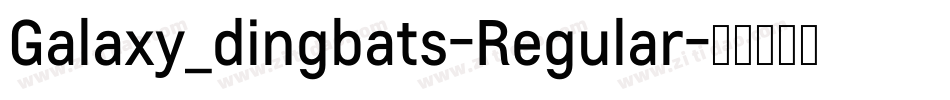 Galaxy_dingbats-Regular字体转换 Galaxy_dingbats-Regular字体转换