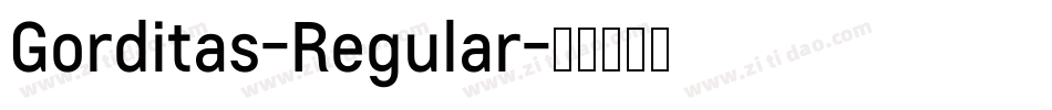 Gorditas-Regular字体转换